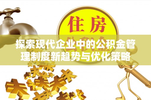 咸丰探索现代企业中的公积金管理制度新趋势与优化策略