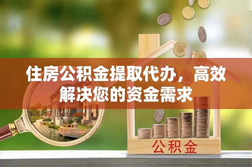 咸丰住房公积金提取代办，高效解决您的资金需求